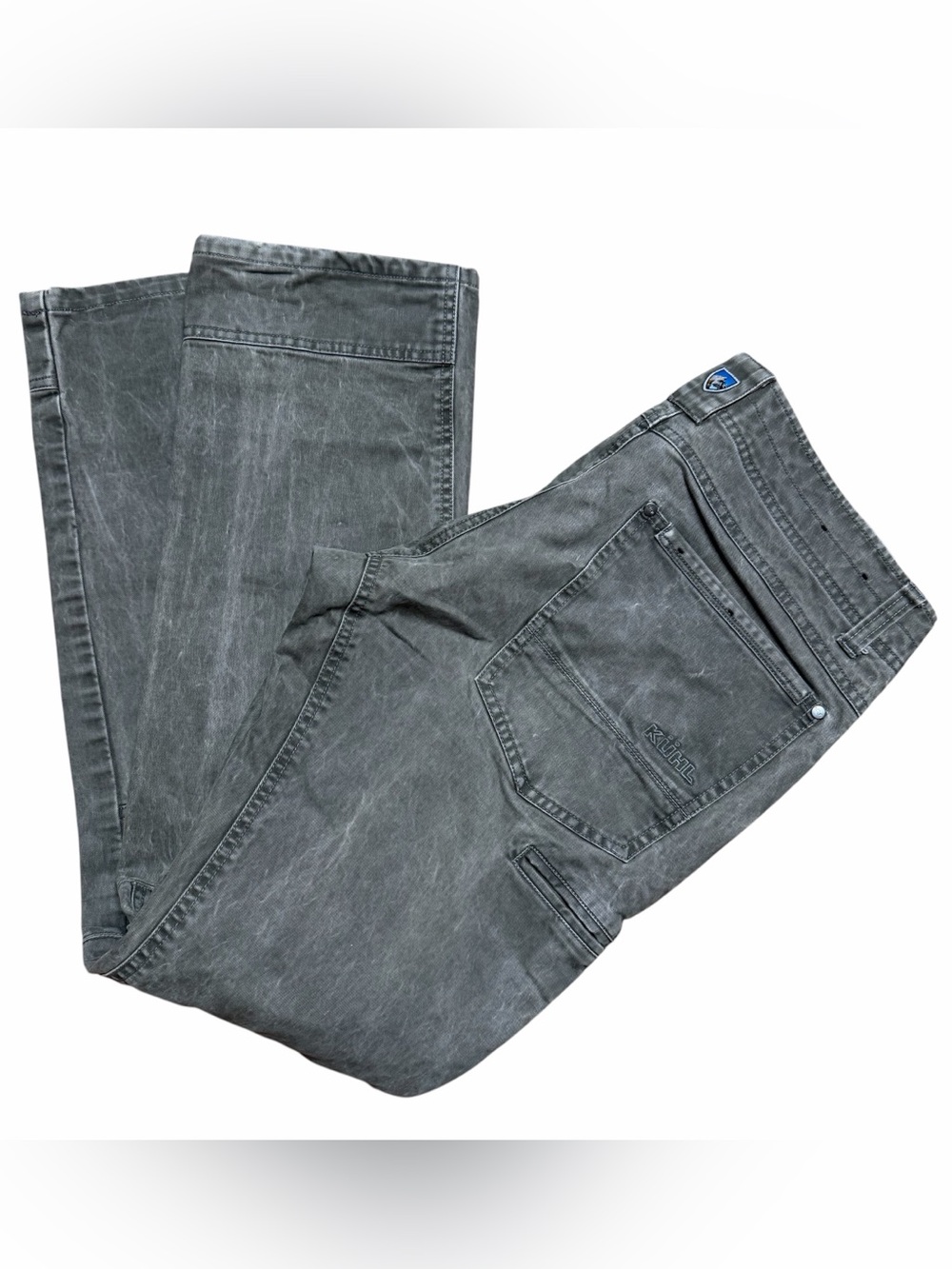 Kuhl Rydr Lean Pants Men’s 34x32 Outdoor Hiking Vintage Patina Dye Green/Gray